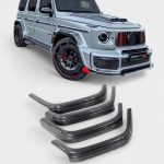 carbon fiber rocket 900 fender flares for mercedes g class w463a kubay design