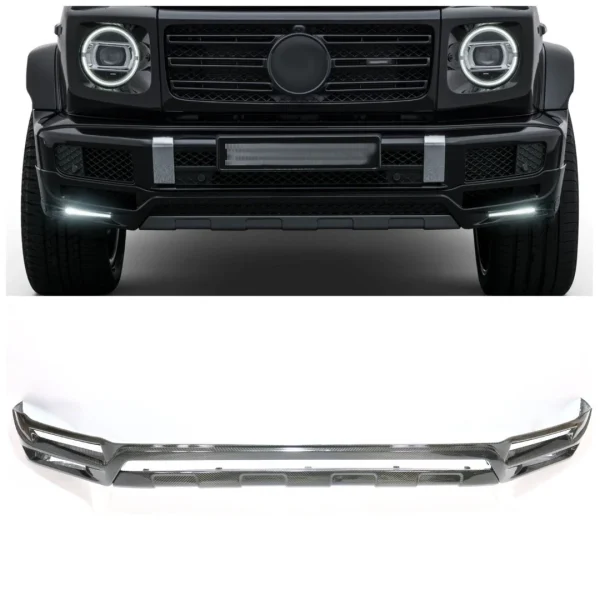 Carbon Fiber Front Lip Spoiler for Mercedes G-Class W463A G500 – Kubay Design