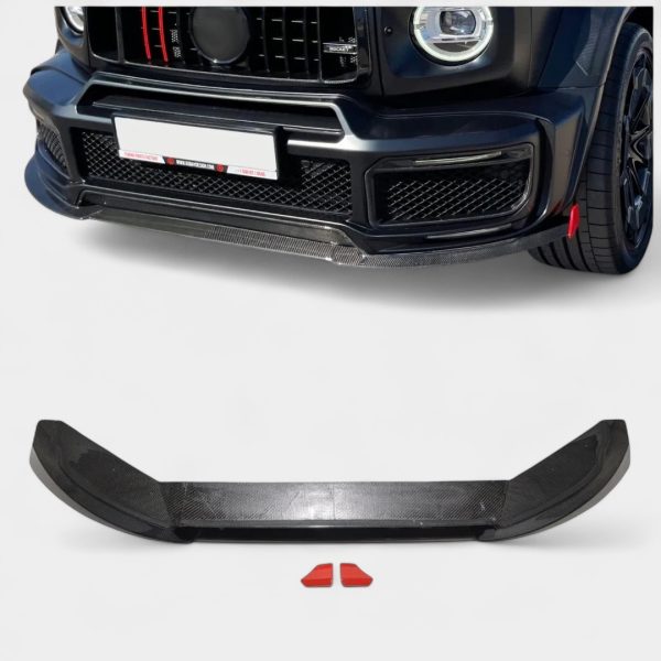 uv protected carbon front spoiler rocket 900 style kubay design