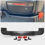 carbon fiber rocket 900 rear diffuser for mercedes benz g class w463a w464 kubay design