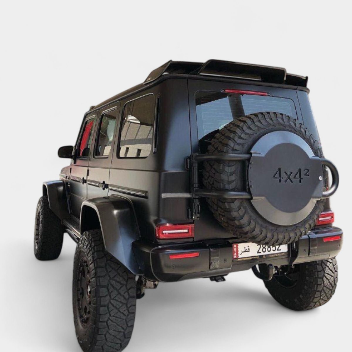 Gloss carbon spare tire cover Mercedes G63 AMG 4×4 Squared
