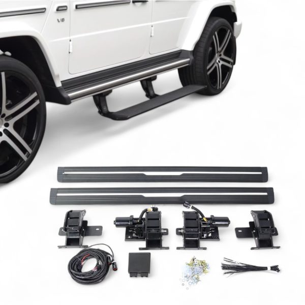 Electric Running Boards (Long Side Steps) for Mercedes-Benz G-Class W463A/W465 – premium upgrade