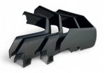 High-quality fiberglass wide-body kit for Mercedes-Benz G-Class W463 – 4×4² styling by Kubay Design.
