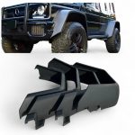 Fiberglass Fender Flares 4×4² Style for Mercedes-Benz G-Class W463 – Kubay Design wide-body upgrade.