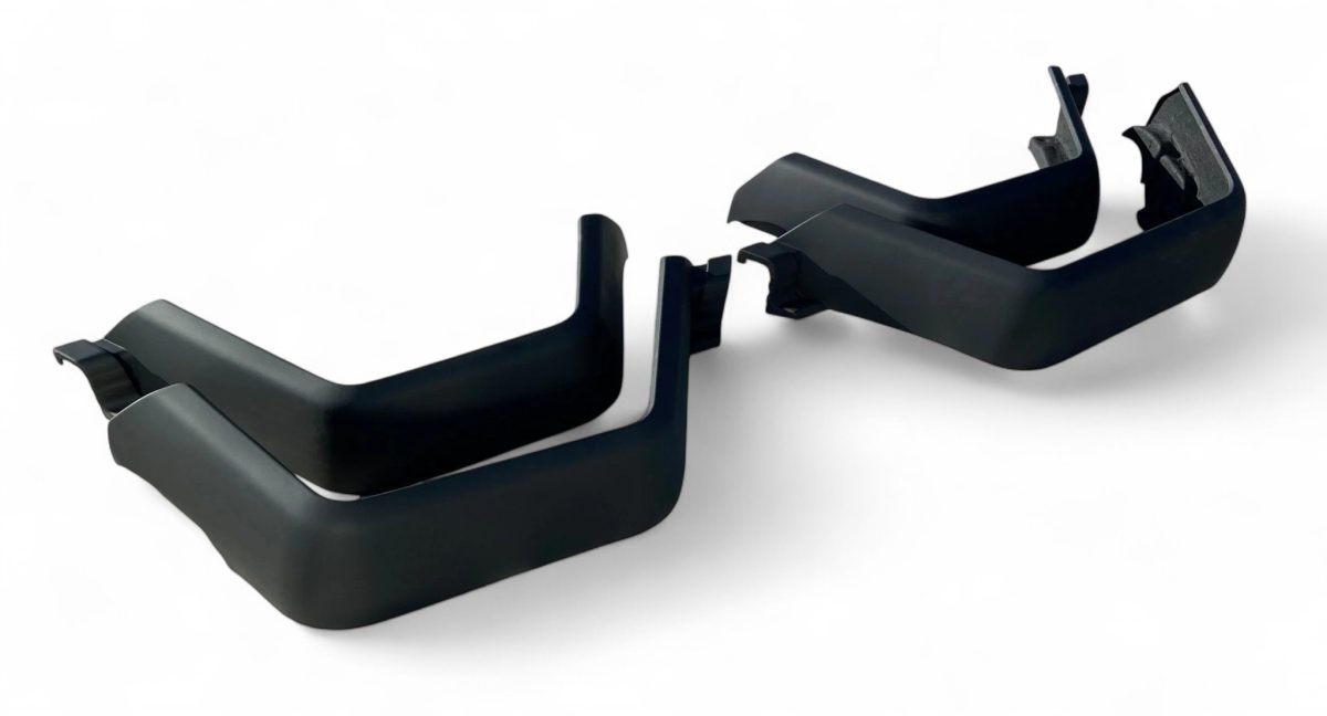 4×4² fiberglass fender flares for Mercedes-Benz G-Class W463 – durable, paintable, and aggressive style.