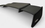 performance style fiberglass spoiler with badges mercedes g63