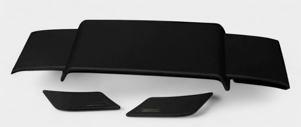 rear roof lip spoiler fiberglass unpainted for mercedes benz g class