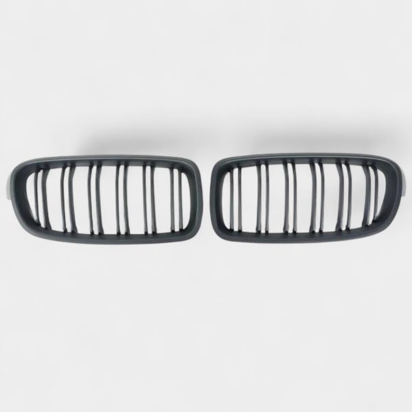 BMW 3 Series F30 matte black M-style front grille