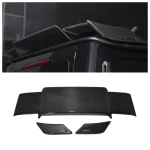 Carbon fiber hood scoop and rear spoiler W463A