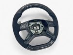 Kubay Design carbon Alcantara steering wheel with paddle shifts for Mercedes-Benz W463 – sporty and luxurious.