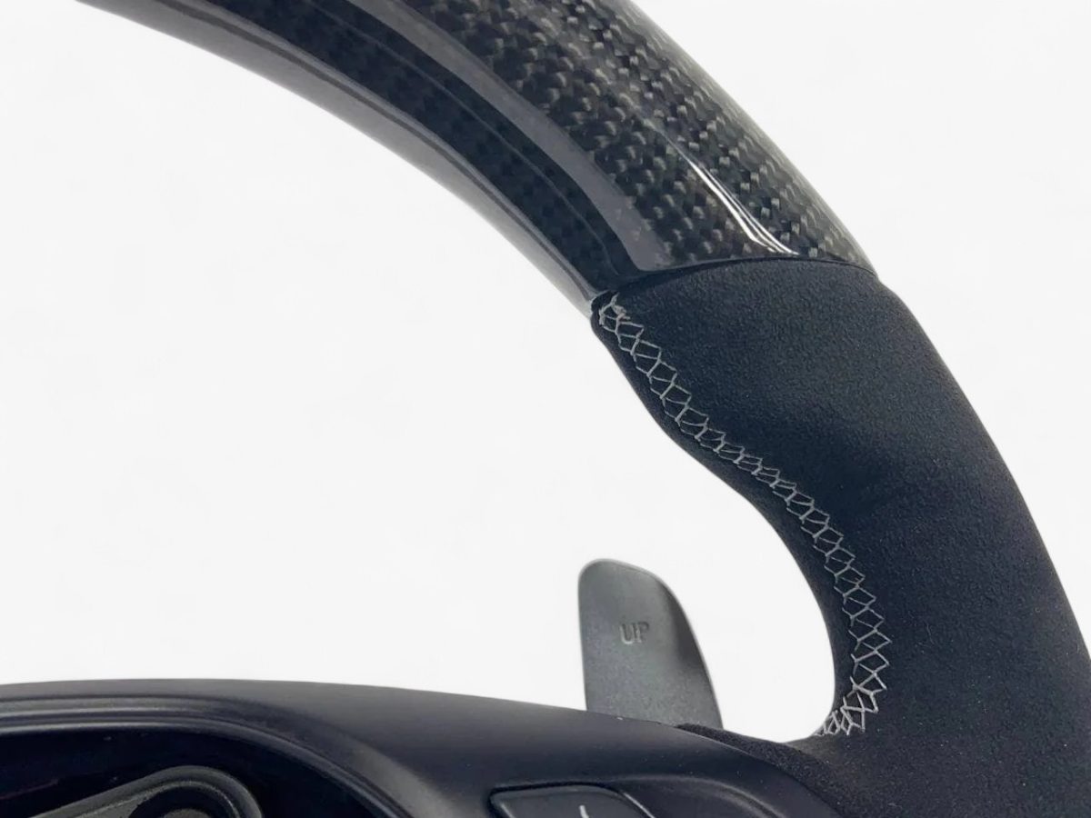 Carbon Fiber & Alcantara Steering Wheel for Mercedes-Benz G-Class W463 GL X166 ML W166 - Image 8