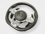 Kubay Design carbon and leather performance steering wheel for Mercedes W463A