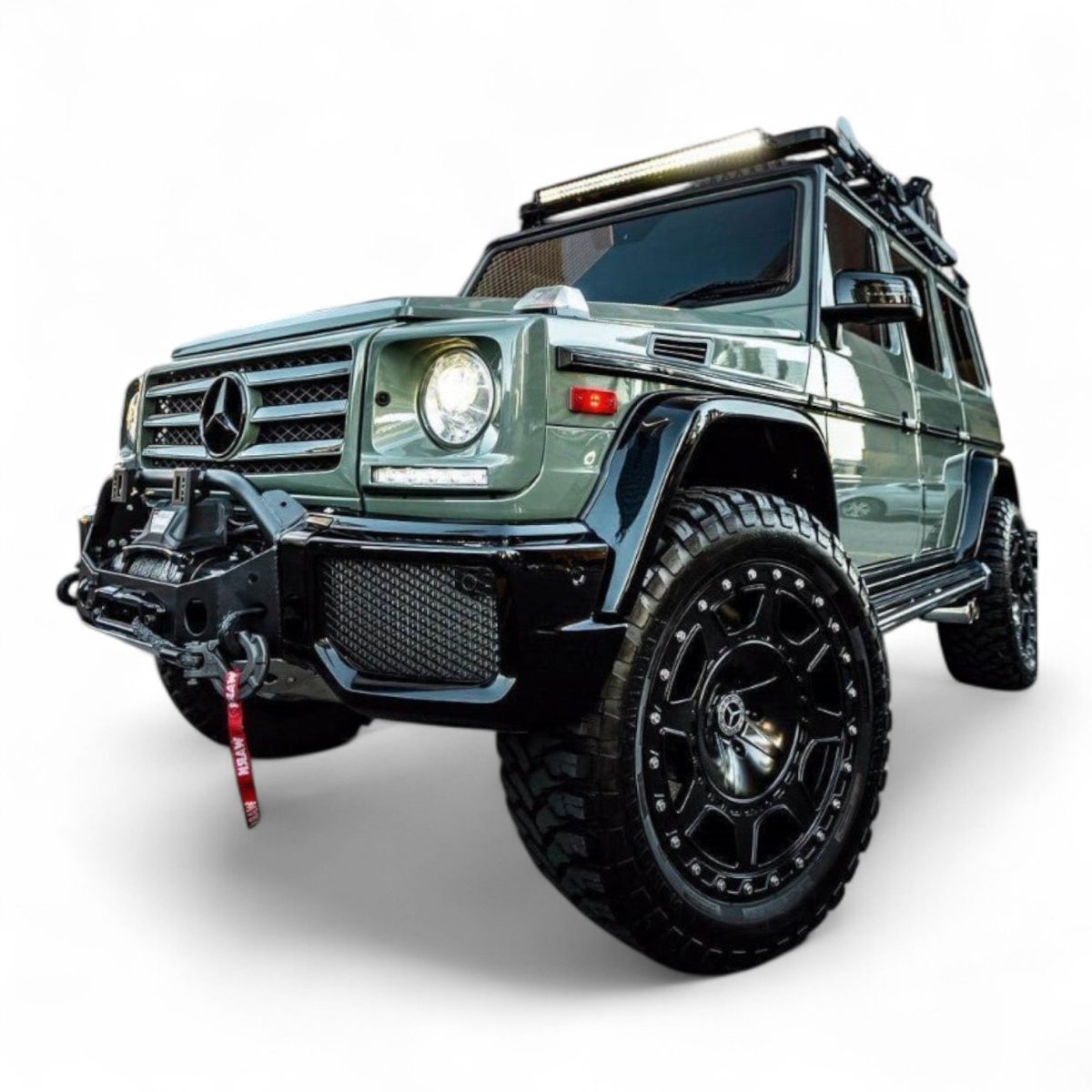 Mercedes-Benz G-Class W463 4×4 front winch — premium off-road accessory