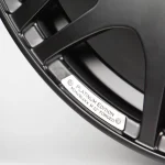 Black Monoblock M rim close-up Mercedes G63 AMG