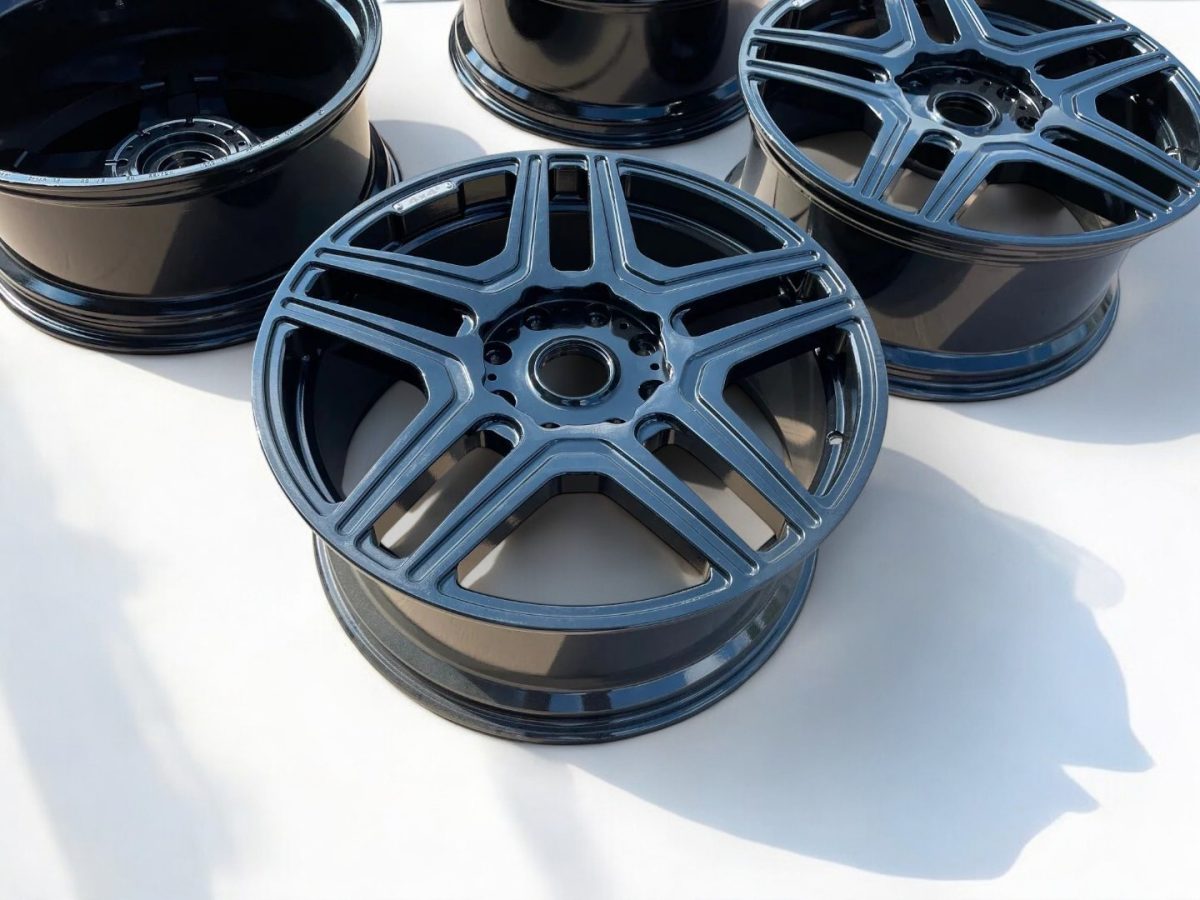 Original R22 gloss black monoblock wheels for Mercedes-Benz G-Class W463 4×4