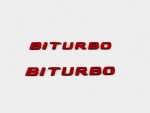 kubay design red biturbo emblems for mercedes g63 amg w464