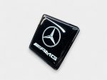 Kubay Design black AMG emblems for Mercedes-Benz floor mats