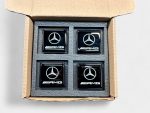 Black AMG Mercedes-Benz Seat Emblem Set (4 pcs) – Kubay Design