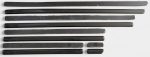 gloss grey carbon side moldings kit mercedes benz g wagon