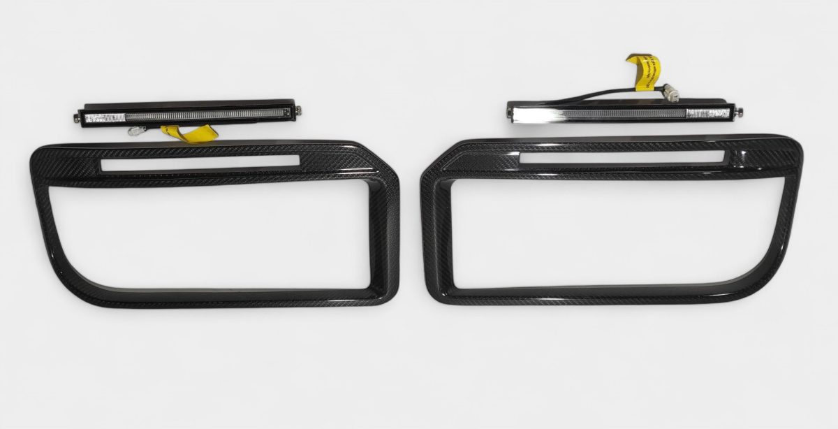 premium carbon bumper frames with led lighting g wagon w463a