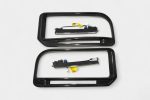 carbon fiber widestar front bumper inserts with led lights g wagon