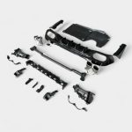 W206 rear diffuser and exhaust tips