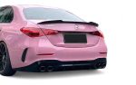 Mercedes C-Class quad exhaust tips