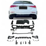 Mercedes C-Class 2021 rear diffuser