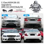W204 C63 AMG style body kit