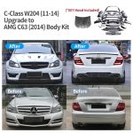 Mercedes W204 C63 conversion kit