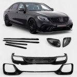 Carbon exterior body kit for Mercedes W222 – 8 pcs