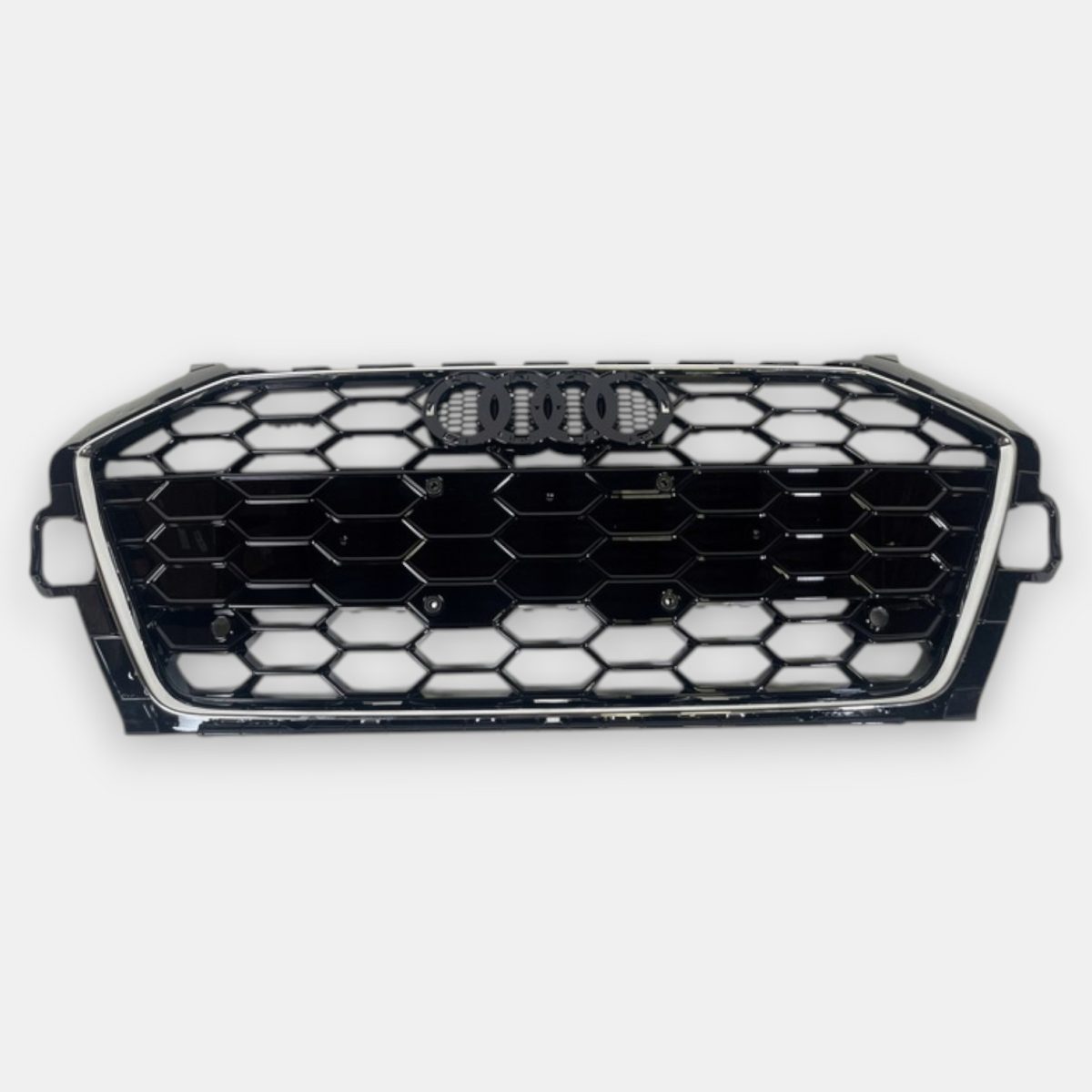 Chrome Sport Front Radiator Grille for Audi A4 2020+ (2) Audi A4 2020 chrome sport grille