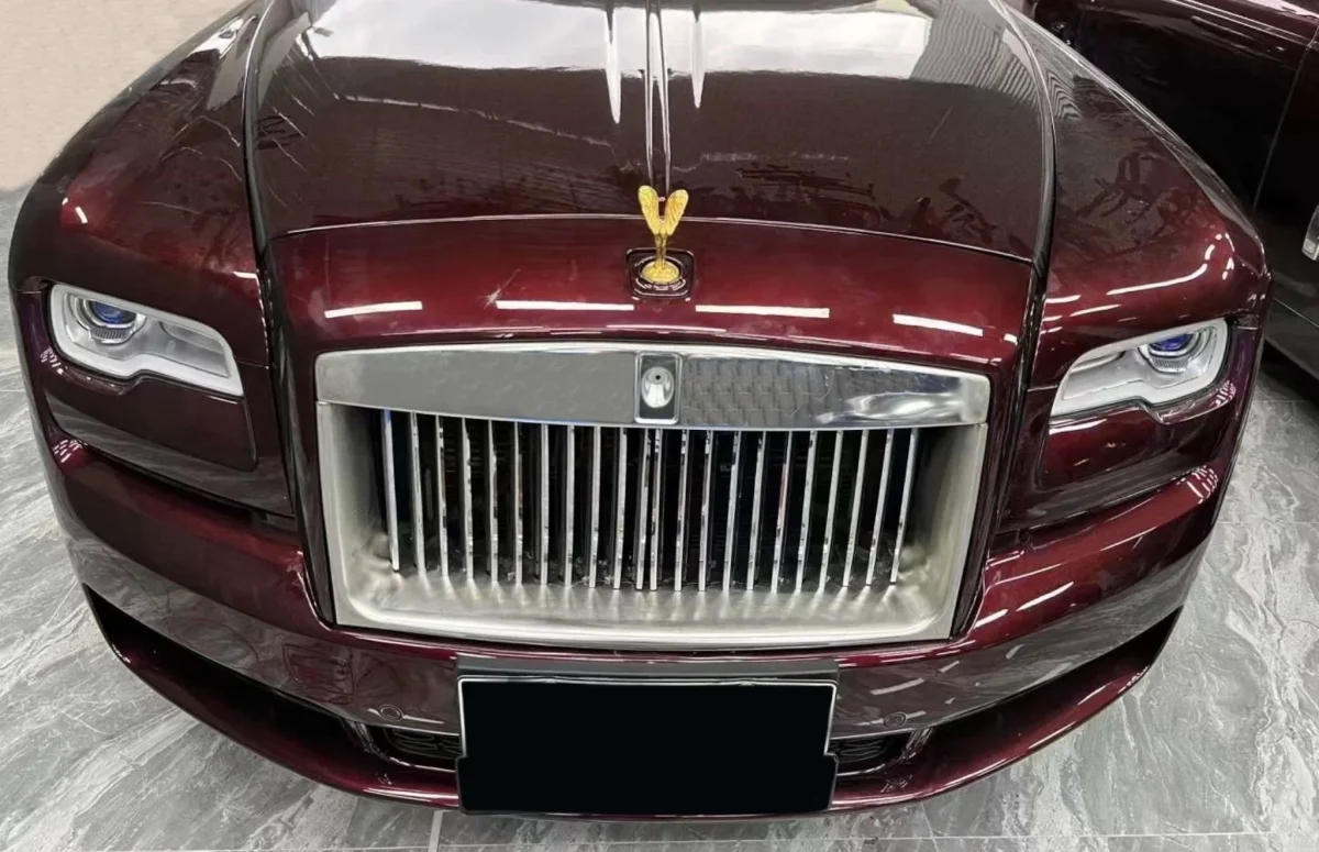 rolls royce ghost grille and hood conversion