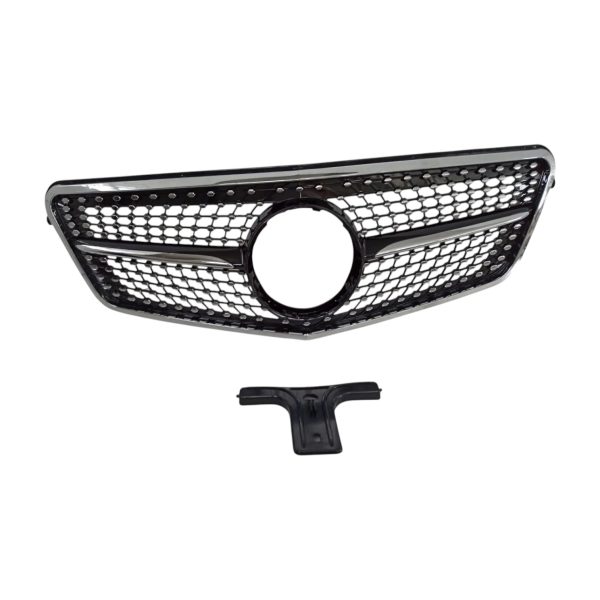 Diamond black front grille for Mercedes W212