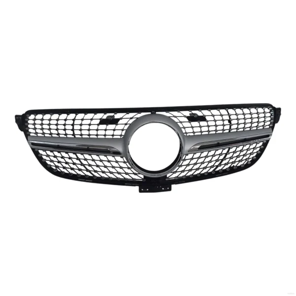 Diamond silver grille for Mercedes GLE Coupe C292 – front view