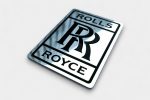 chrome gloss emblem badge rolls royce ghost