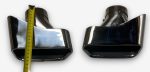 BMW F10 rear exhaust tip set