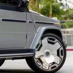 Chrome forged G-Class rim close-up