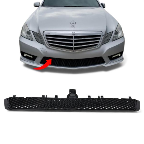 Front center bumper grille Mercedes W212