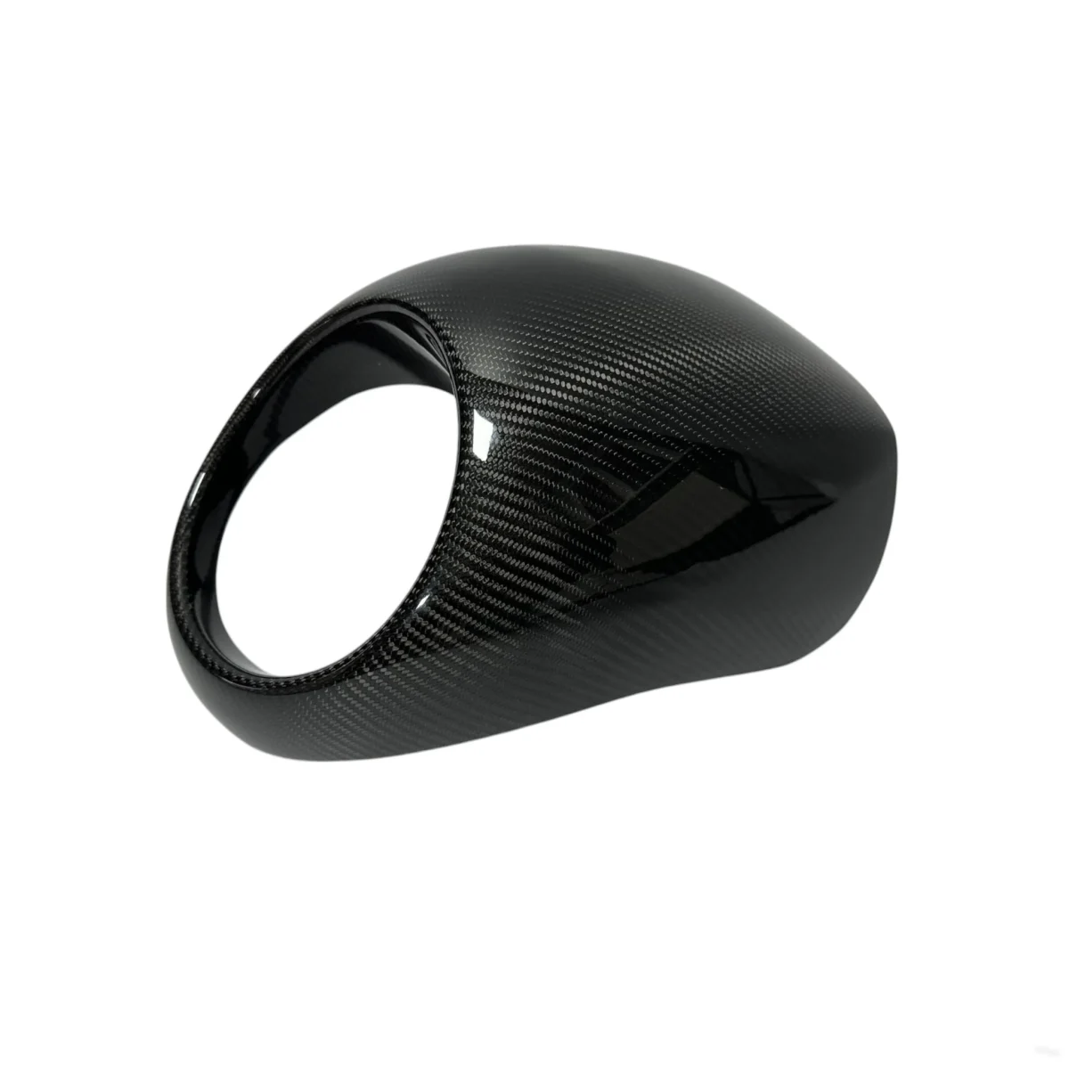 Front Headlight Carbon Cover for Harley-Davidson 2018+ (10) harley front lamp carbon cover kubay design