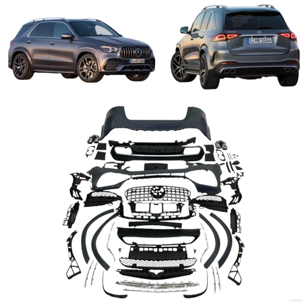 GLE 53 AMG style body kit for Mercedes W167 – full set