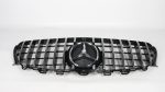 W213 chrome accent grille camera opening