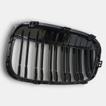 Gloss black kidney grilles BMW X1