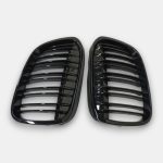 BMW X1 F48 LCI gloss black grilles