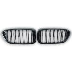 Gloss black front grilles BMW 5 Series
