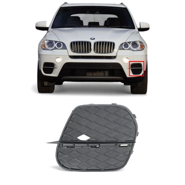 Closed lower grille BMW X5 right side