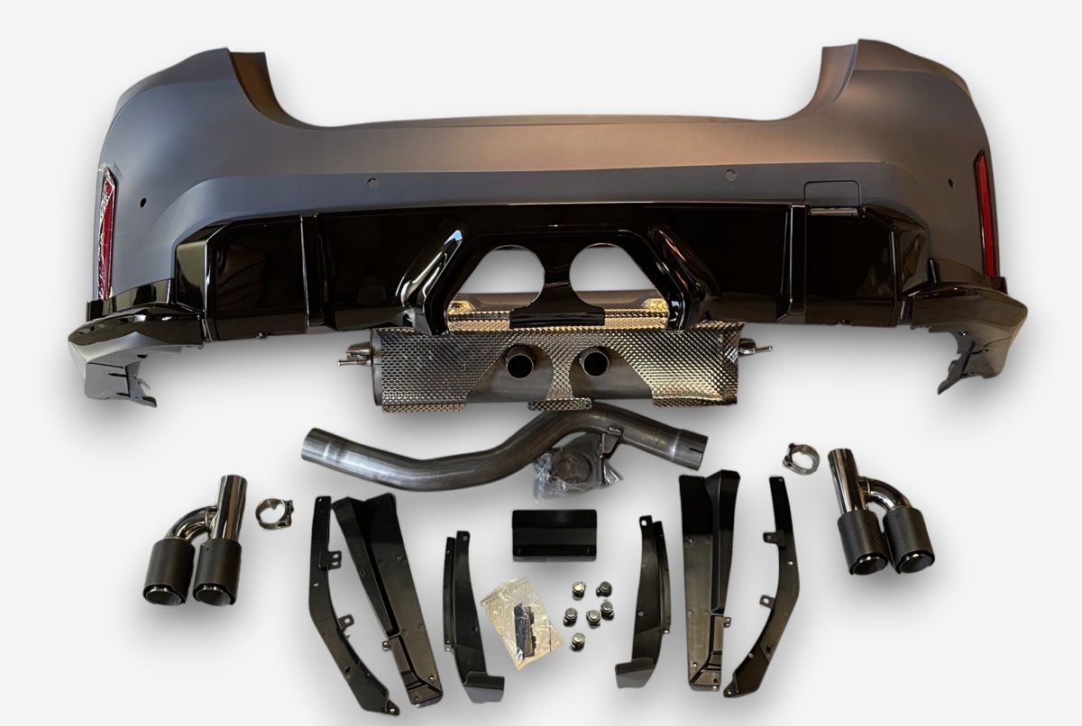 M4 style center-exit bumper BMW G22
