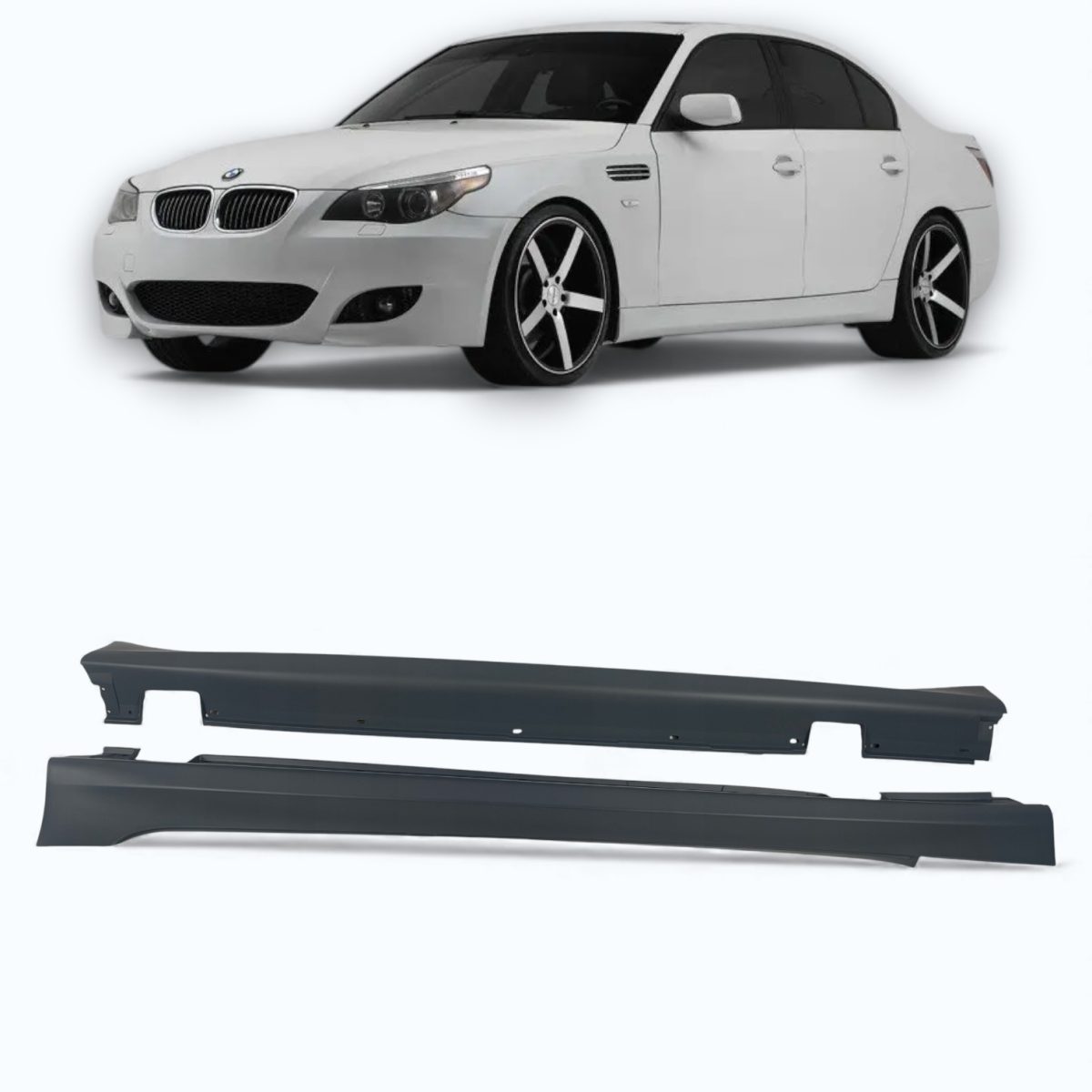 M5 Style Side Skirts for BMW 5 Series E60 (1) (1) M5 style side skirts BMW E60