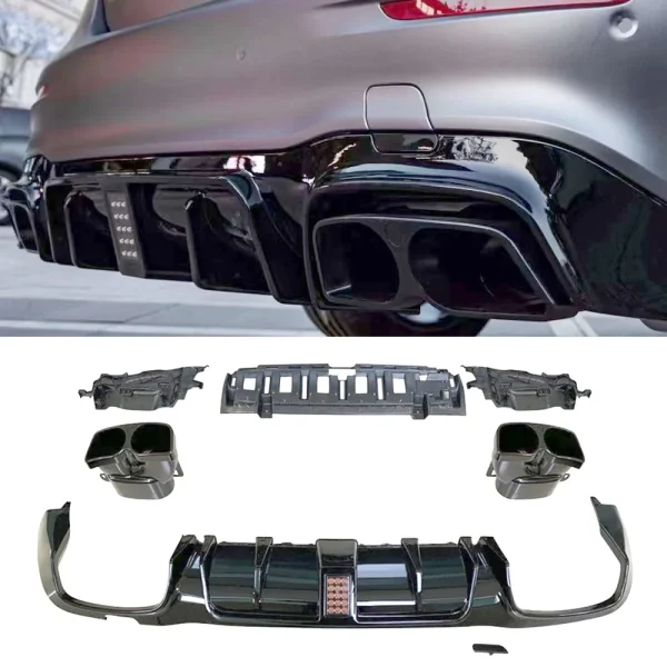 Mercedes W213 Maybach exhaust tips