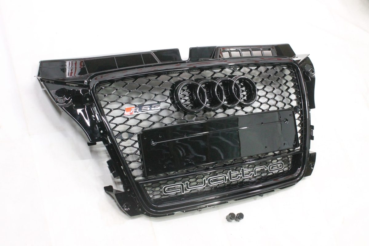 Audi A3 RS style black grille